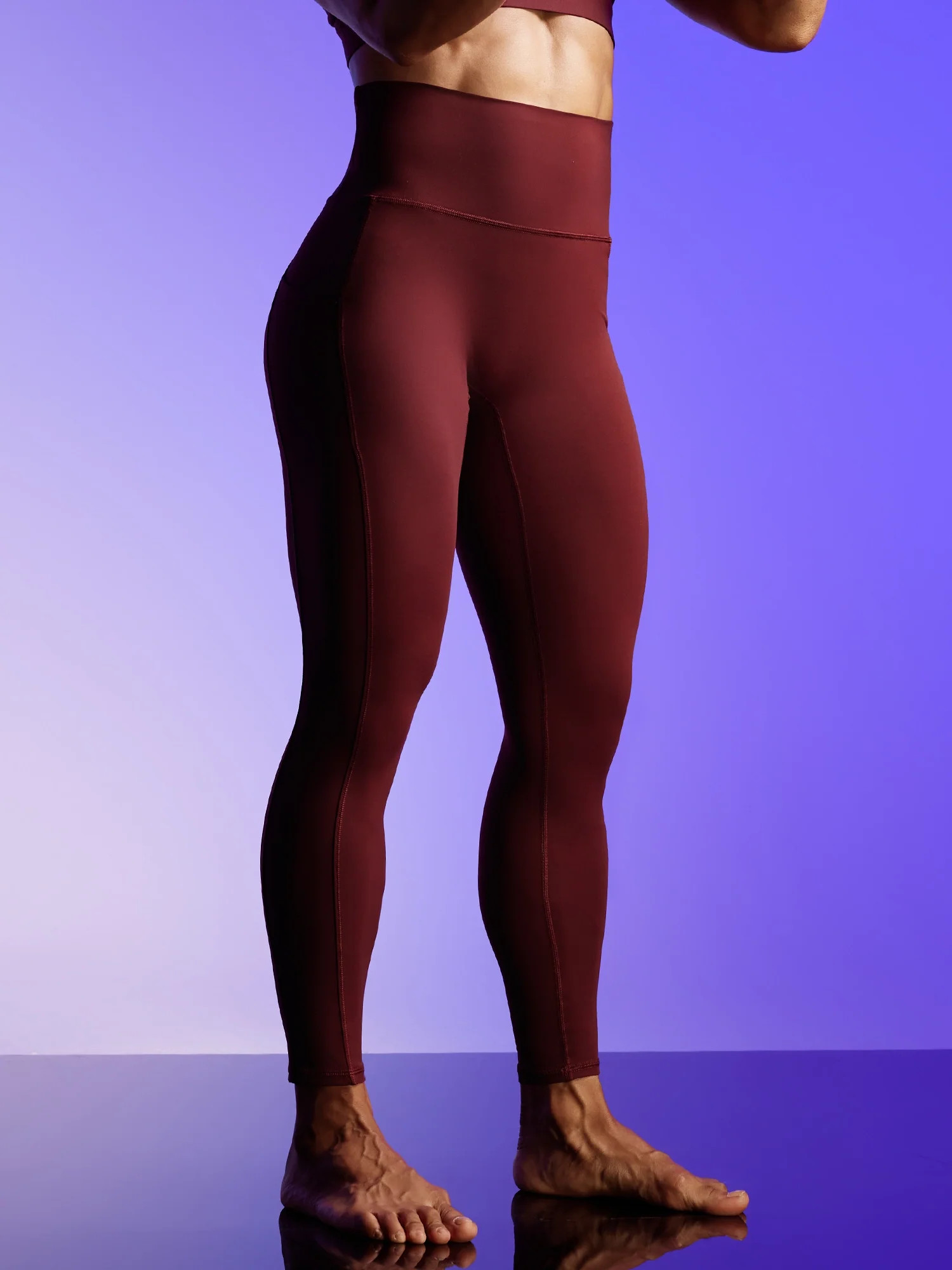 IUGA PowerTight No Front Seam Compression Leggings | IUGA
