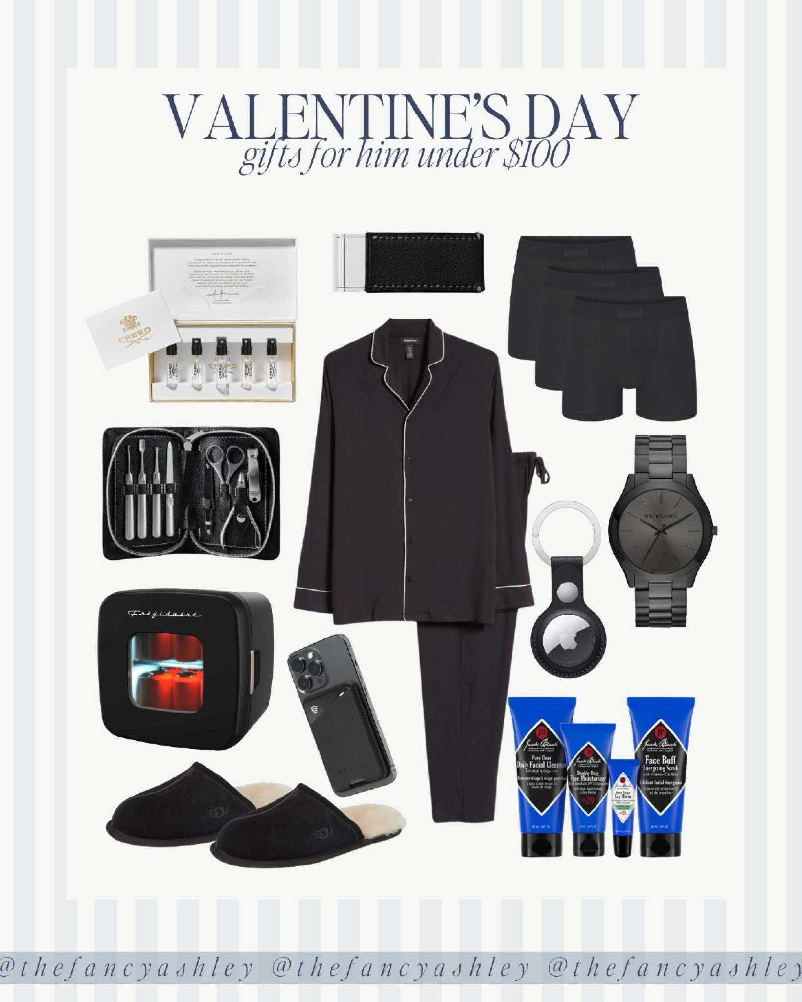 These fab Valentine’s Day finds for him are all under $100 and sooo good. Perfect PJs, a sleek watch, cozy slippers, boxers, a mini beverage fridge (total win), and my fav men’s fragrance!

#LTKFindsUnder100 #LTKMens #LTKGiftGuide