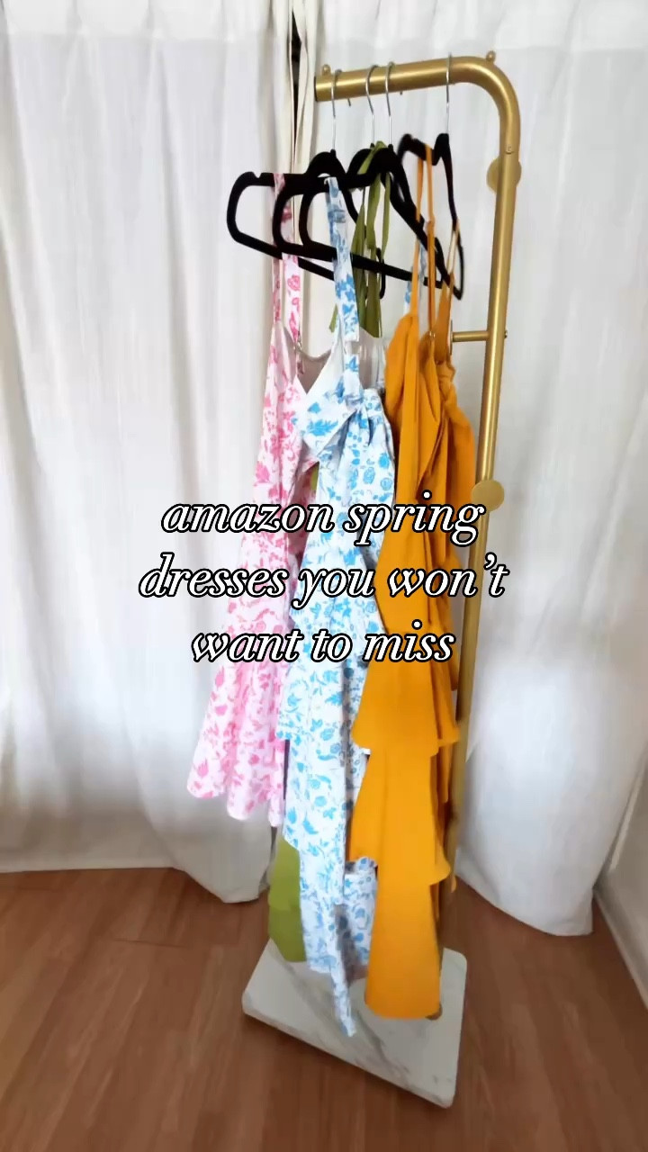Amazon spring dresses haul 🌸 many of these are on SALE rn for under $35 for the Amazon Spring Sale event! 

Wearing L in all dresses at 150 lbs and 5’7” for reference. The tiered dresses have a cutaway back with adjustable tie that covers up your bra! 

spring dresses, spring dress, Amazon spring dress, floral dress, spring wedding guest dress, sundress, spring outfit, brunch dress, Easter dresses, affordable dresses, dress haul, spring dress haul

#LTKFindsUnder50 #LTKSaleAlert #LTKParties