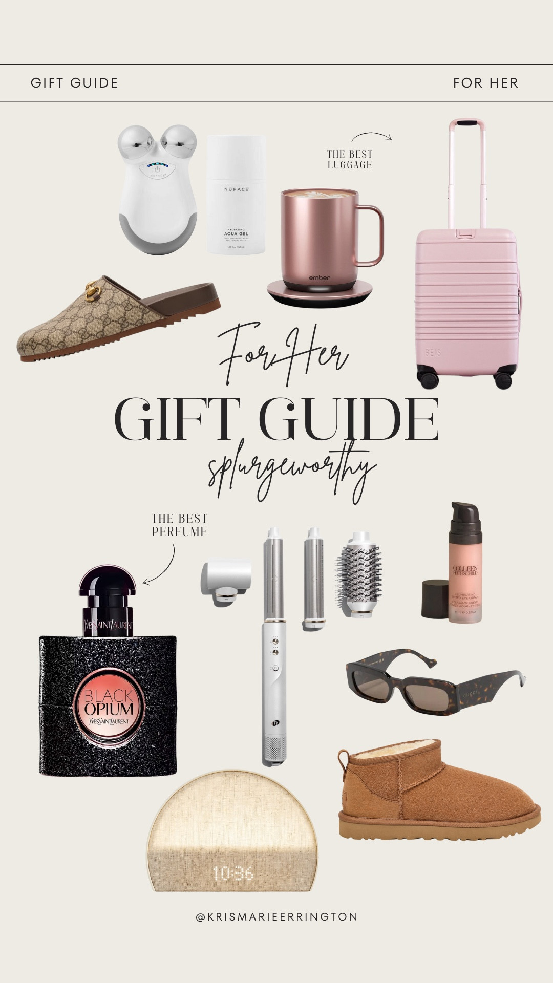 Gift guide for her splurge worthy 

#LTKHoliday #LTKGiftGuide #LTKCyberWeek