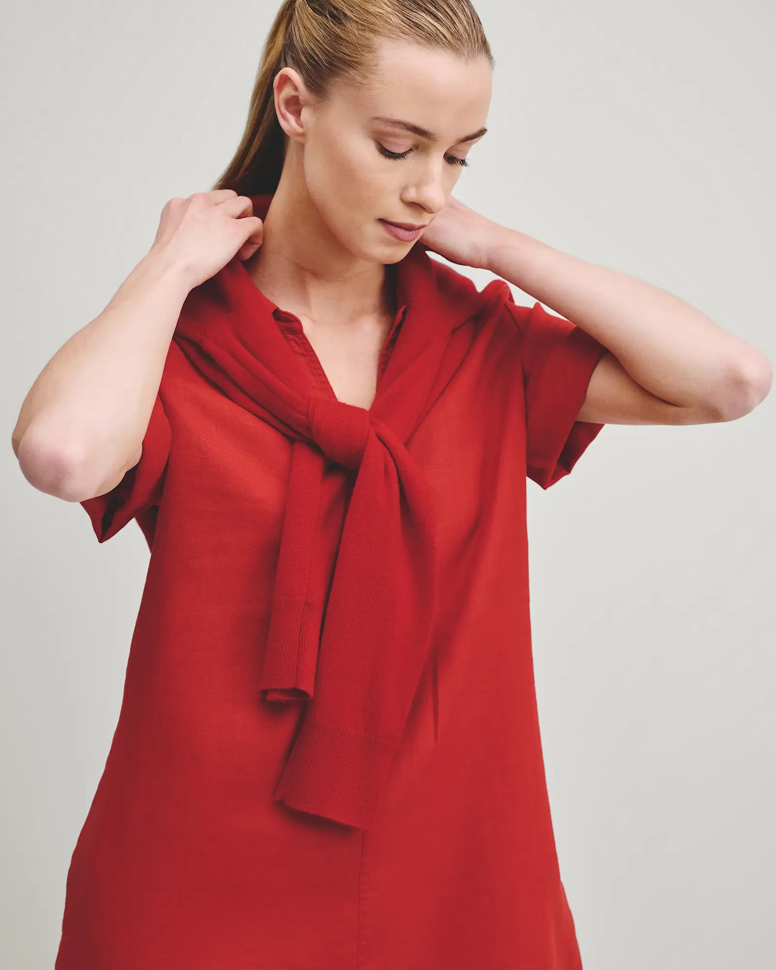 Mongolian Cashmere V-Neck Sweater | Quince