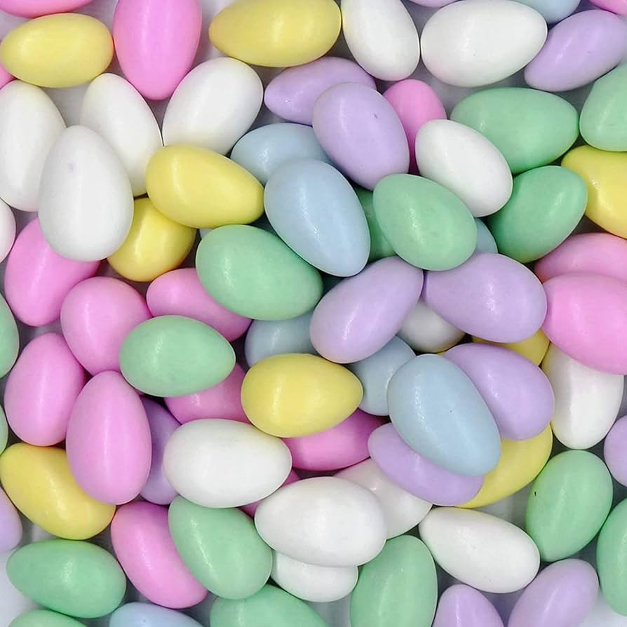 SweetGlob Jordan Almonds Party Colors Hard Candy (5 Pound, Assorted Pastel Colors) | Amazon (US)