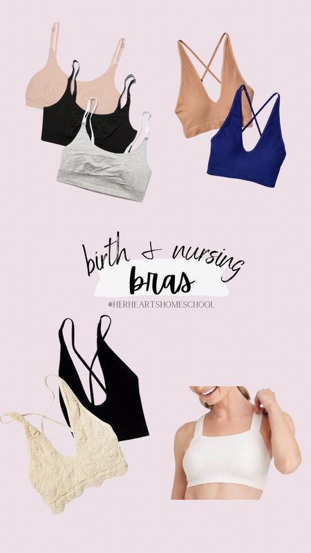 Favorite bras for PP!  I wore the Target waffle bra during birth and loving the What’s The Scoop bras for nursing. 💕

#LTKbump #LTKbaby #LTKkids