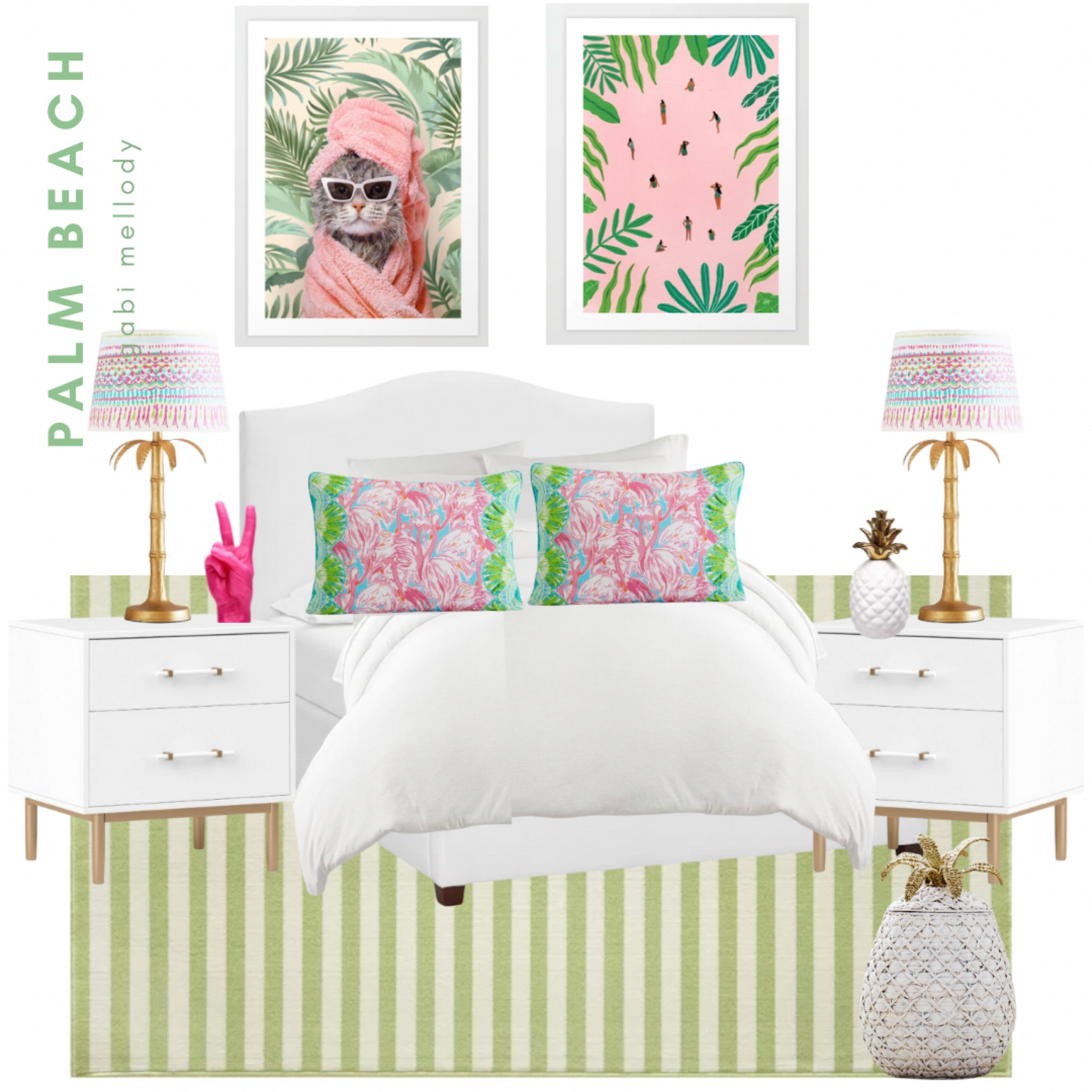 Palm beach room board!!! Absolutely obsessed !! Linking a fun wallpaper for the bathroom too 🌴

#LTKhome #LTKkids