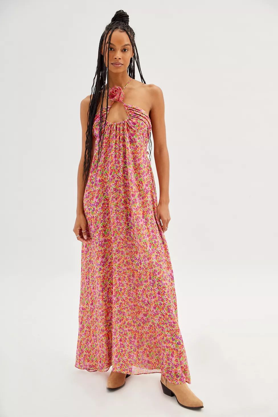 For Love & Lemons Suzette Floral Maxi Dress | Urban Outfitters (US and RoW)