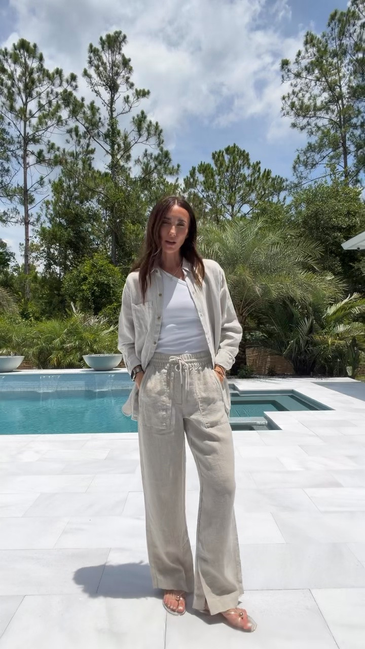 My most worn summer wardrobe staples are the linen pieces from @athleta - love that you can
mix and match, and there’s so many fun colors. #athletapartner

#LTKootd #LTKOver40