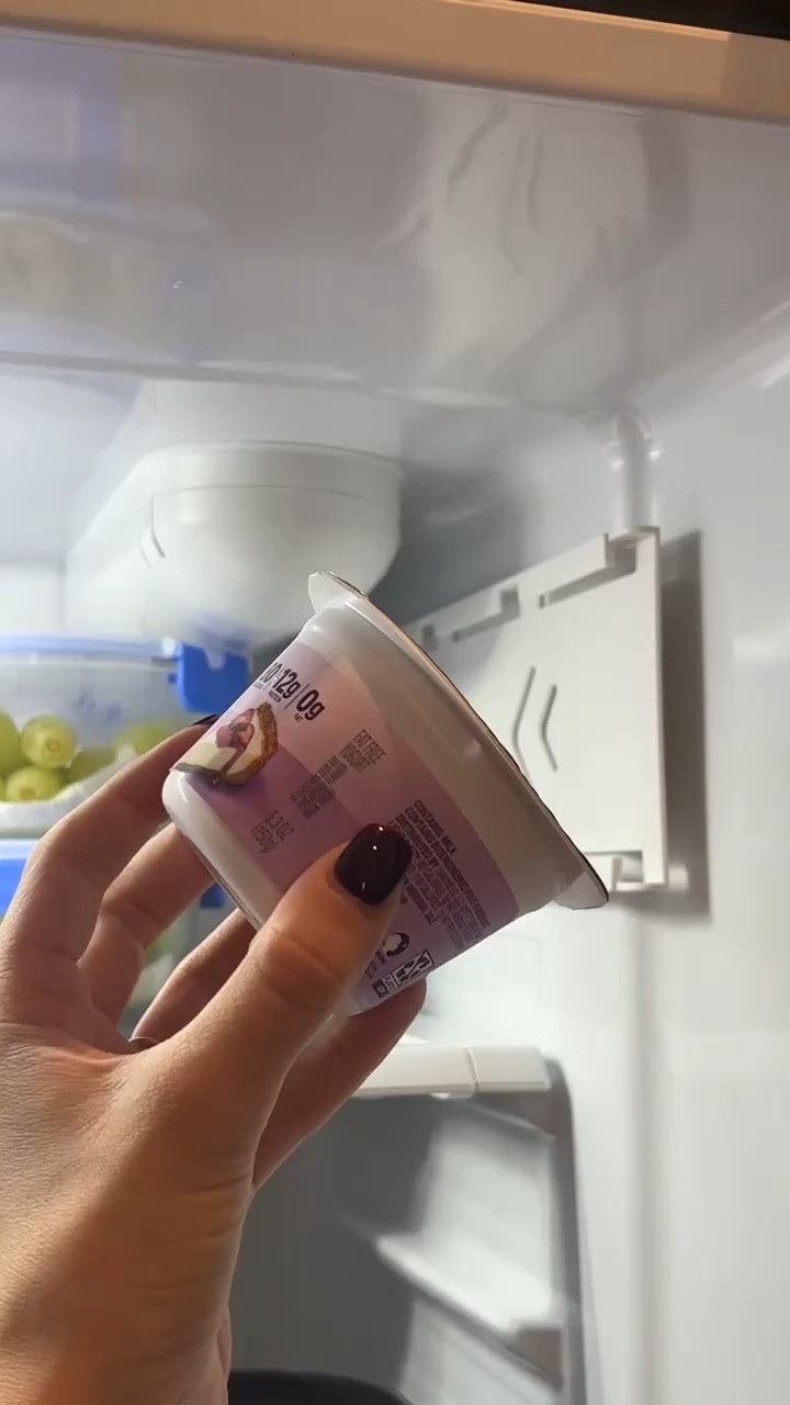 Sliding yogurt organizer for your fridge! 

Organization, 
storage, fridge, restock

#LTKVideo