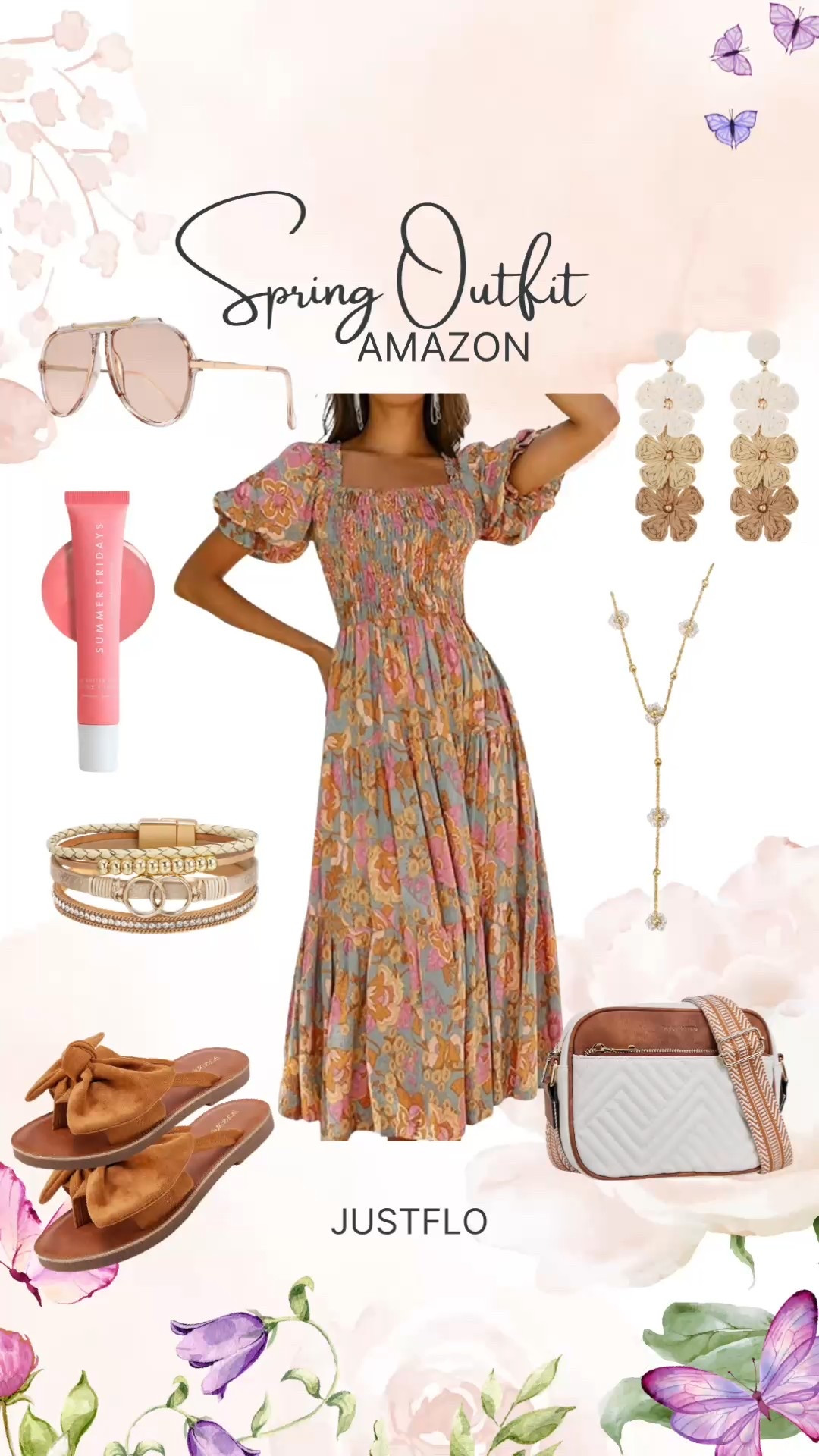 Nothing says spring like a flowy floral dress 🌺
Paired with strappy Amazon sandals, a sleek shoulder bag, woven floral earrings, glossy lips, and chic sunnies—this is perfect for weddings, showers, or spring events.
✨ Save this post for special spring occasions & tap to shop all Amazon pieces.
#Amazon #Spring #Dress #SprintOutfit #ootd #ootn 
#LTKSpringDress #AmazonDressFinds #FloralSpring #SpringEventOutfit #LTKAmazonFinds #SpringFashion
