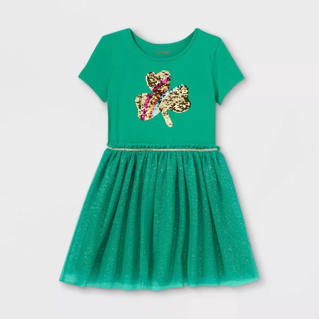 Girls' 'St. Patrick's Day' Shamrock Dress - Cat & Jack™ | Target