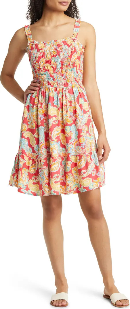 Paisley Smocked Dress | Nordstrom