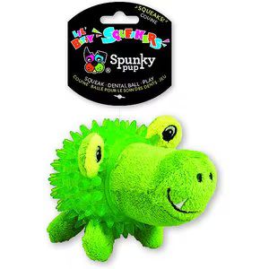 SPUNKY PUP Lil' Bitty Squeakers Gator Squeaky Plush Dog Toy - Chewy.com | Chewy.com