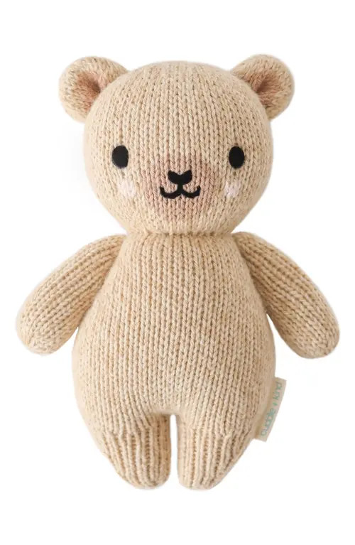 cuddle+kind Baby Honey Bear Stuffed Animal in Brown at Nordstrom | Nordstrom