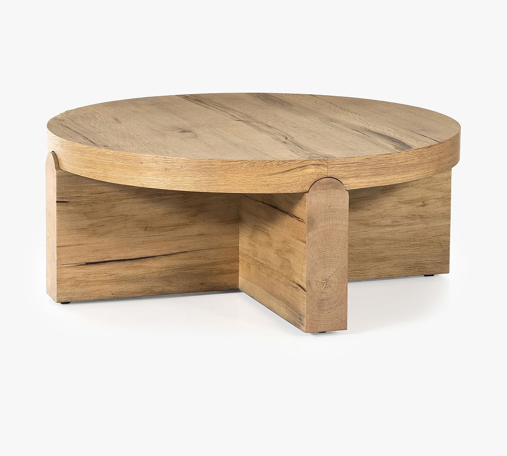 Rocky Round Coffee Table | Pottery Barn (US)