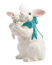 Bunny Mom & Baby Figurine | Marshalls