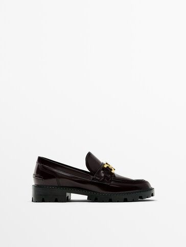 Track loafers with metal detail | Massimo Dutti (US)