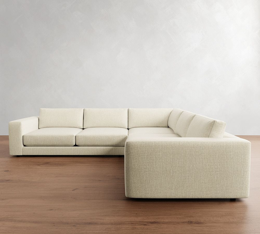 Carmel Lounge 3-Piece L-Shaped Sectional (118") | Pottery Barn (US)