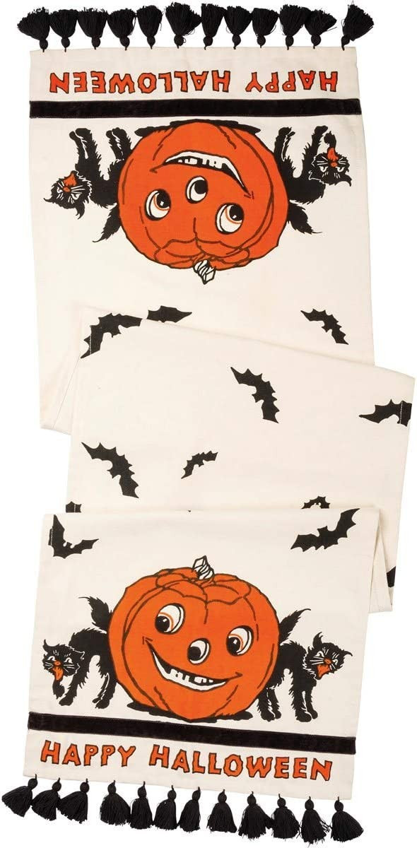Primitives by Kathy Halloween Table Runner, Multicolor | Amazon (US)