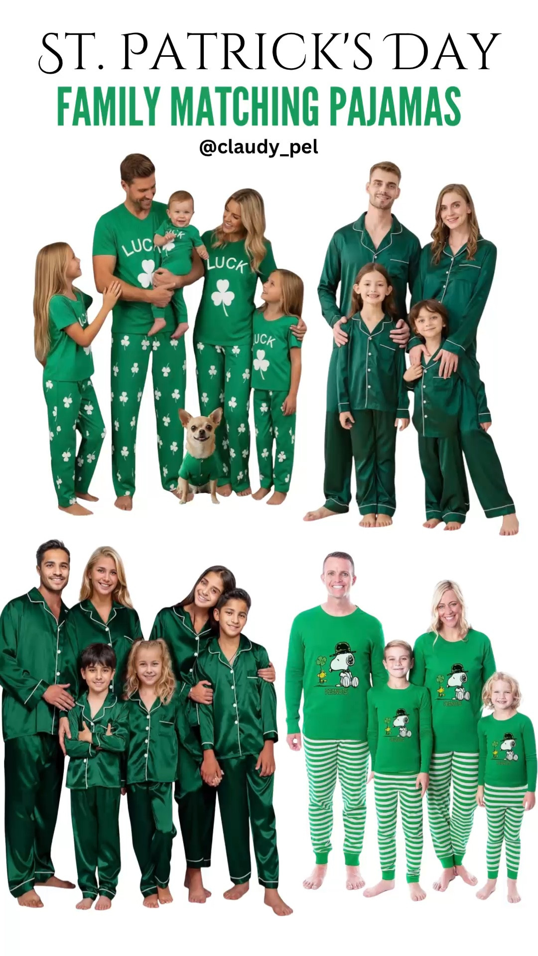 Limited family matching options but heres what I found! 🍀🧑‍🧑‍🧒‍🧒

#LTKfamily #LTKstyletip #LTKSeasonal