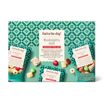Christmas Rudolph's Snack Mix Multipack - 12.5oz - Favorite Day™ | Target