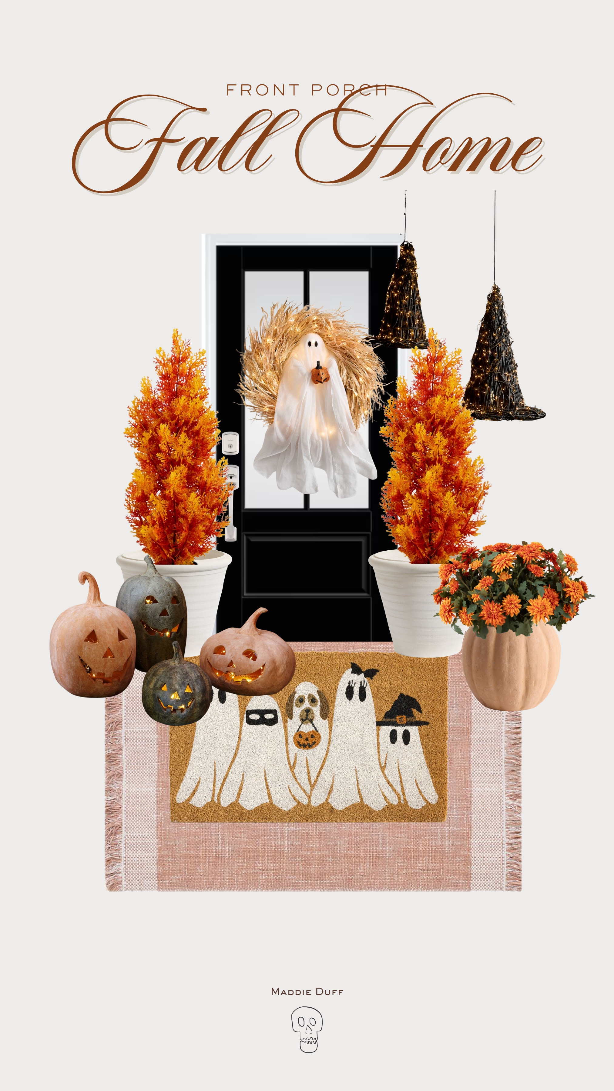 Fall is just around the corner and I'm loving all the fall inspo I'm seeing! I can't wait to decor for the first time in our new home this year!

Fall home, fall decor, fall front porch, halloween decor, outdoor halloween decor 

 #LTKmomlife #LTKSeasonal #LTKHome