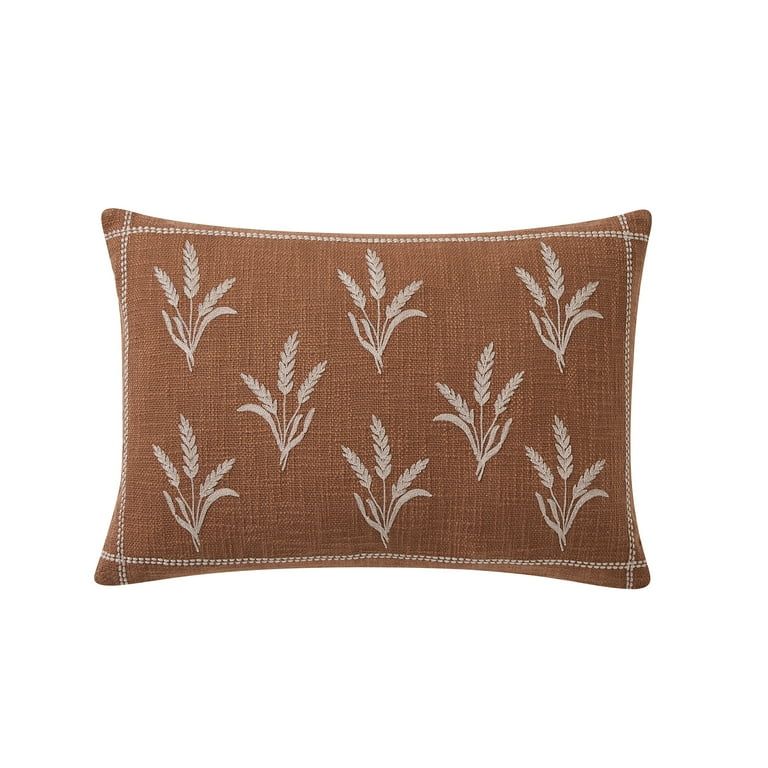 My Texas House 14" x 20" Harvest Wheat Ginger Spice Cotton Slub Decorative Pillow | Walmart (US)