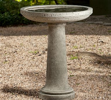 Parma Concrete Bird Bath | Pottery Barn (US)