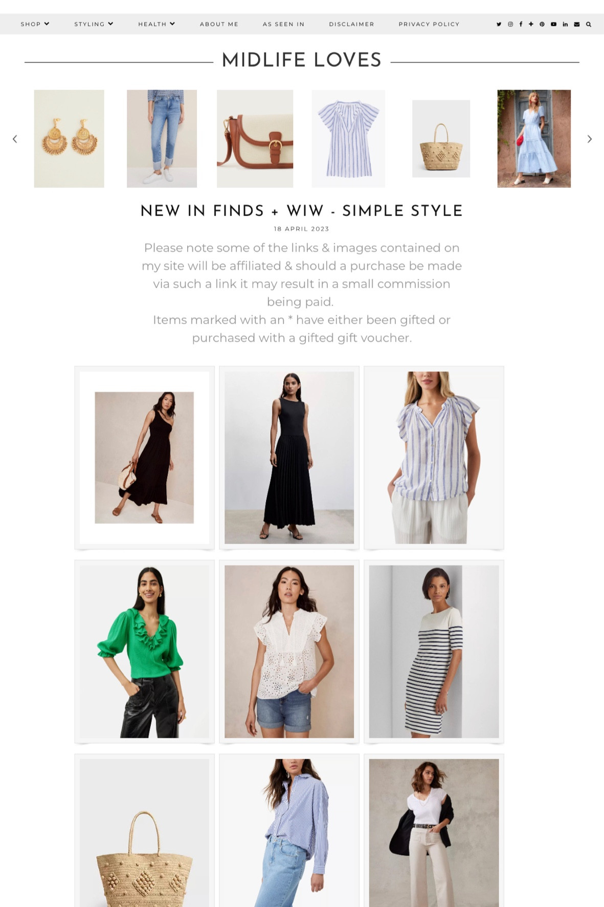 Lots of new season finds on the blog https://www.mymidlifefashion.com/2023/04/new-in-finds-wiw-simple-style.html  #fashion #style #mymidlifefashion #midlife #over40 #midlifefashion #midlifestyle #over40fashion #over40style #springfashion #springstyle #summerfashion #summerstyle #effortlessfashion #timelessfashion #effortlessstyle #effortlessfashion #styleover40 #fashionover40 

#LTKstyletip #LTKSeasonal #LTKeurope