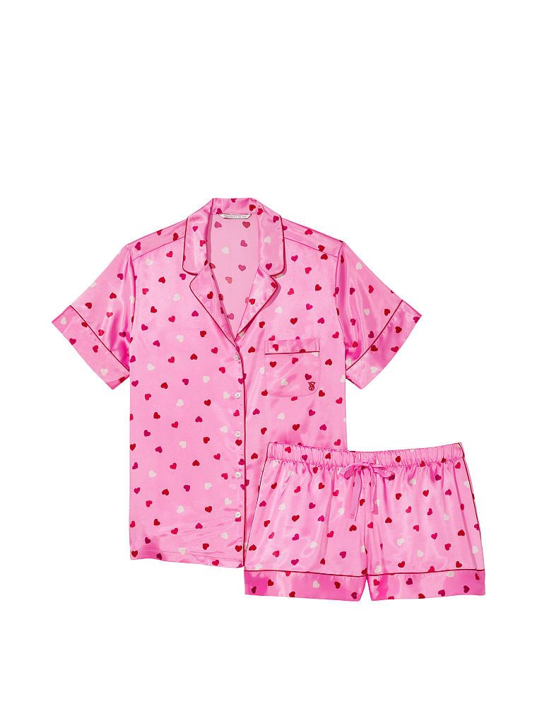 Satin Short Pajama Set | Victoria's Secret (US / CA )