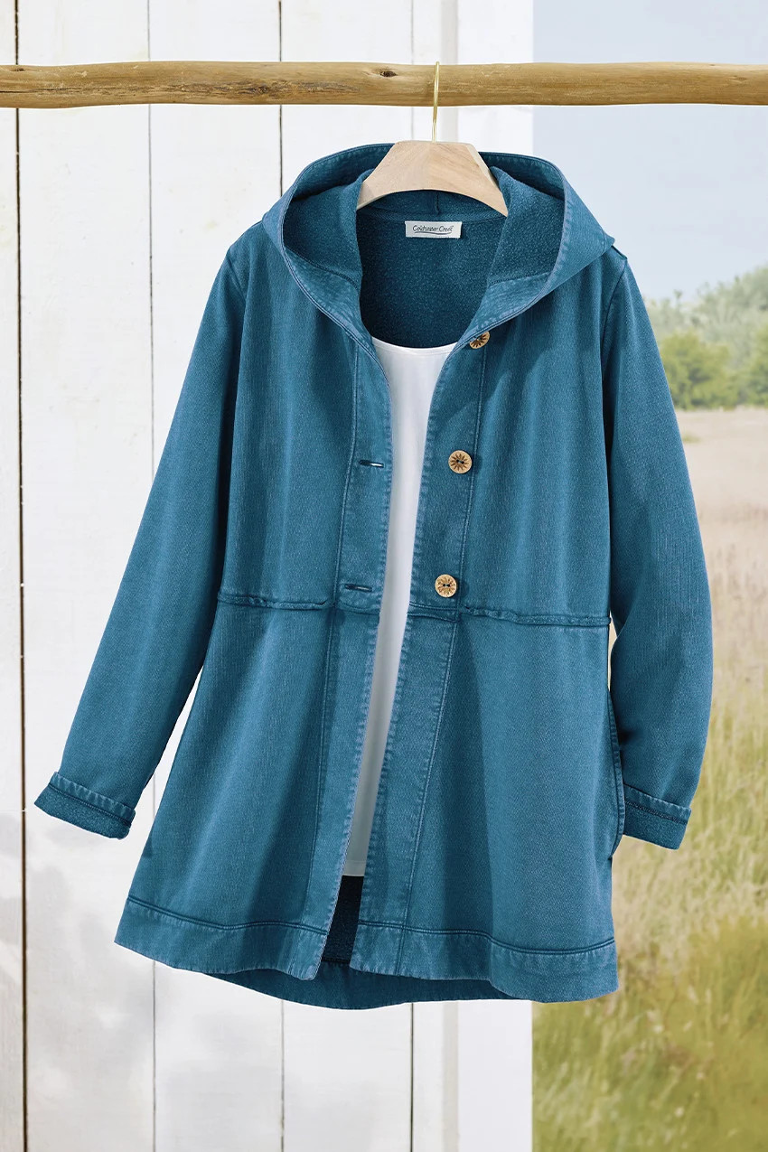 Lightweight Fleece Swing Cardigan | Coldwater Creek