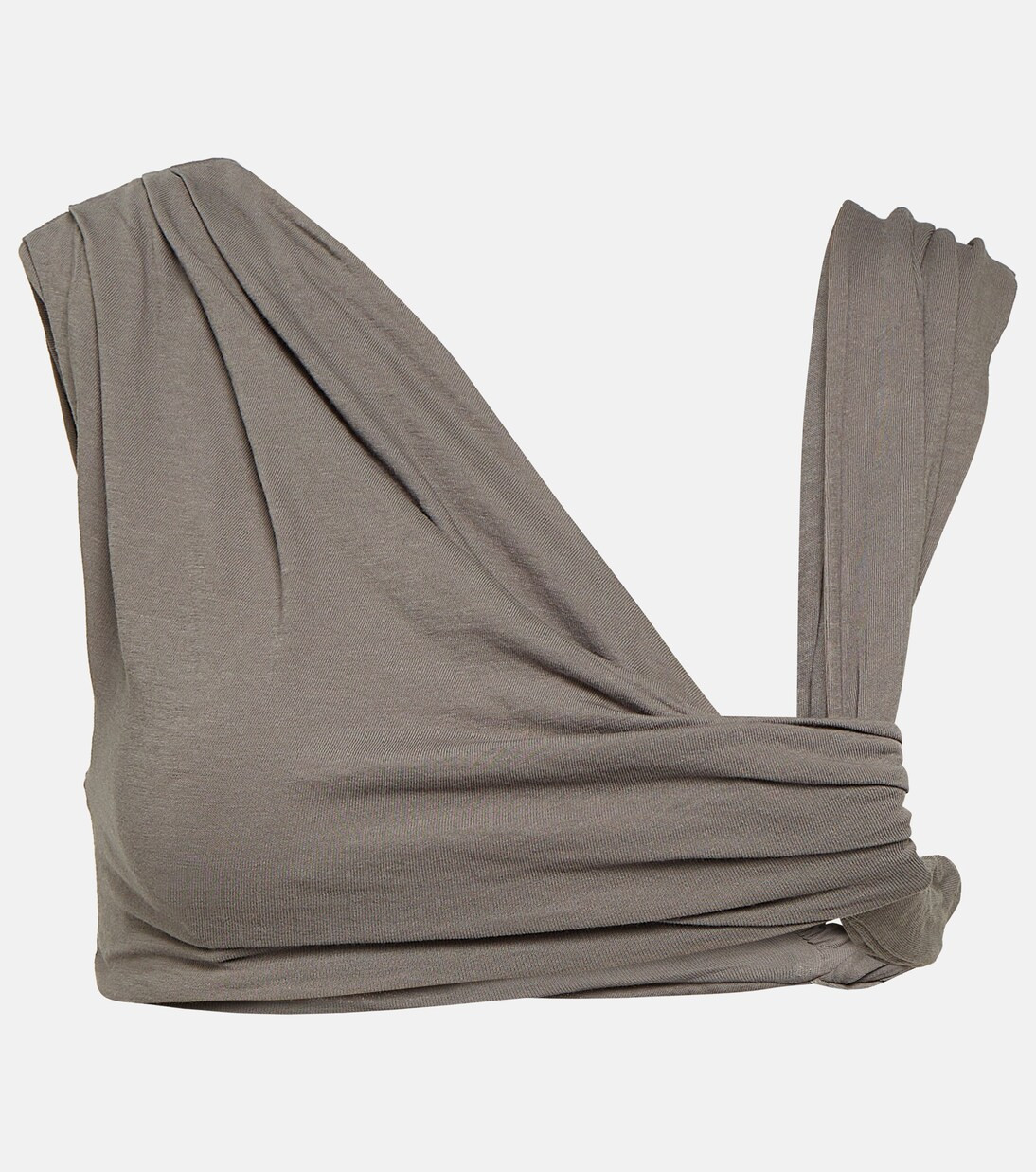 Draped cotton-blend jersey bra top | Mytheresa (UK)