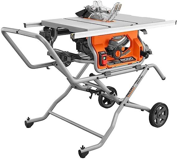 RIDGID 10 in. Pro Jobsite Table Saw with Stand R4514 | Amazon (US)