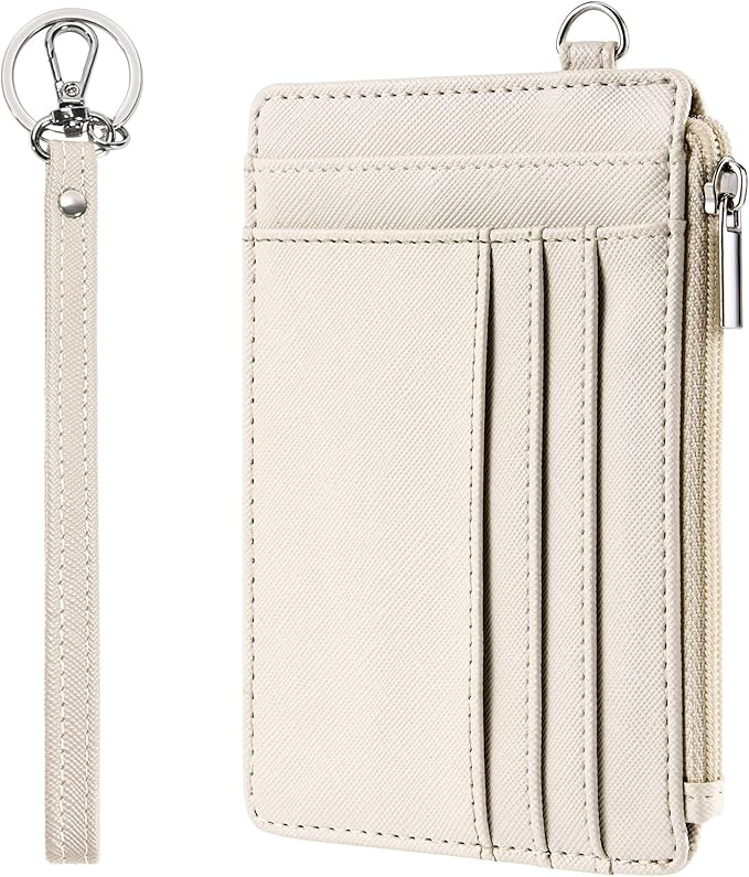 SEAVILIA Small Wallet for Women Slim Wristlet Keychain Wallets RFID Credit Card Holder With Zippe... | Amazon (US)