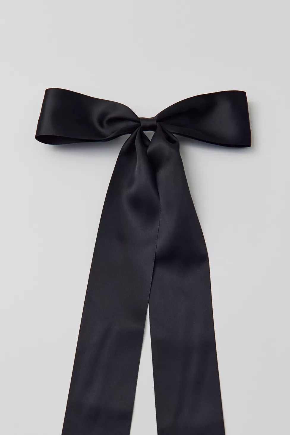 XL Satin Hair Bow Barrette | Urban Outfitters (US and RoW)