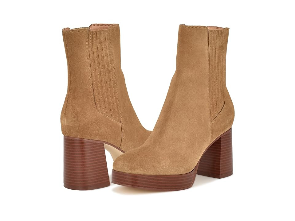 Nine West Eds Women's Boots Brown Suede : 10 M, Rubber/Suede | Zappos