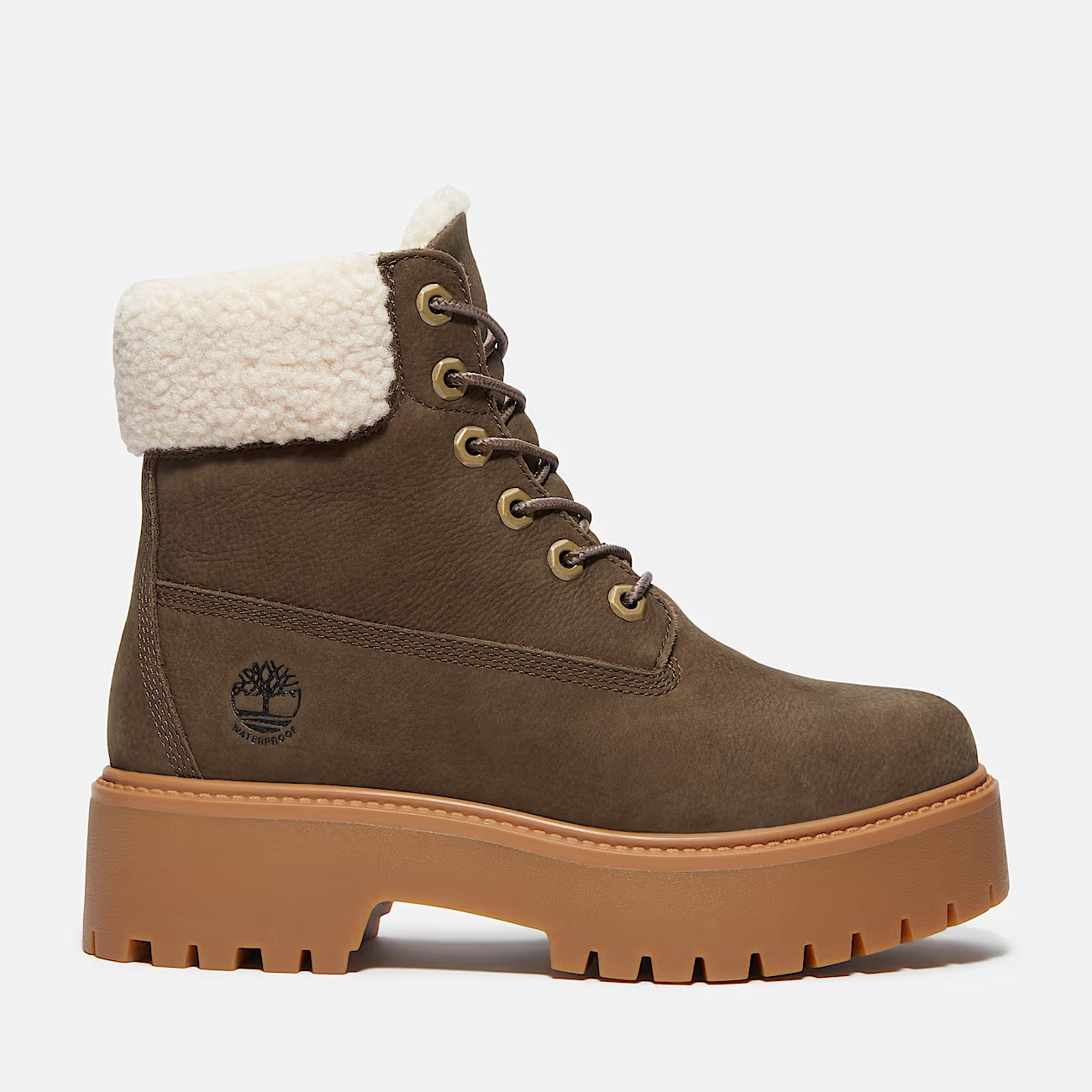 Women's Stone Street Warm-Lined Waterproof Platform Boot | Timberland (US)
