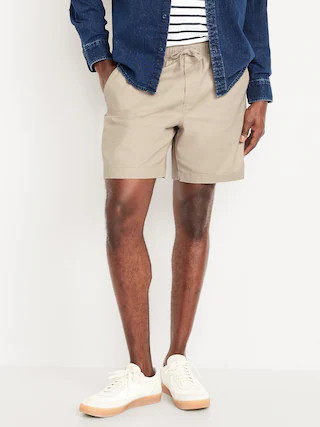 Twill Jogger Shorts -- 7-inch inseam | Old Navy (CA)