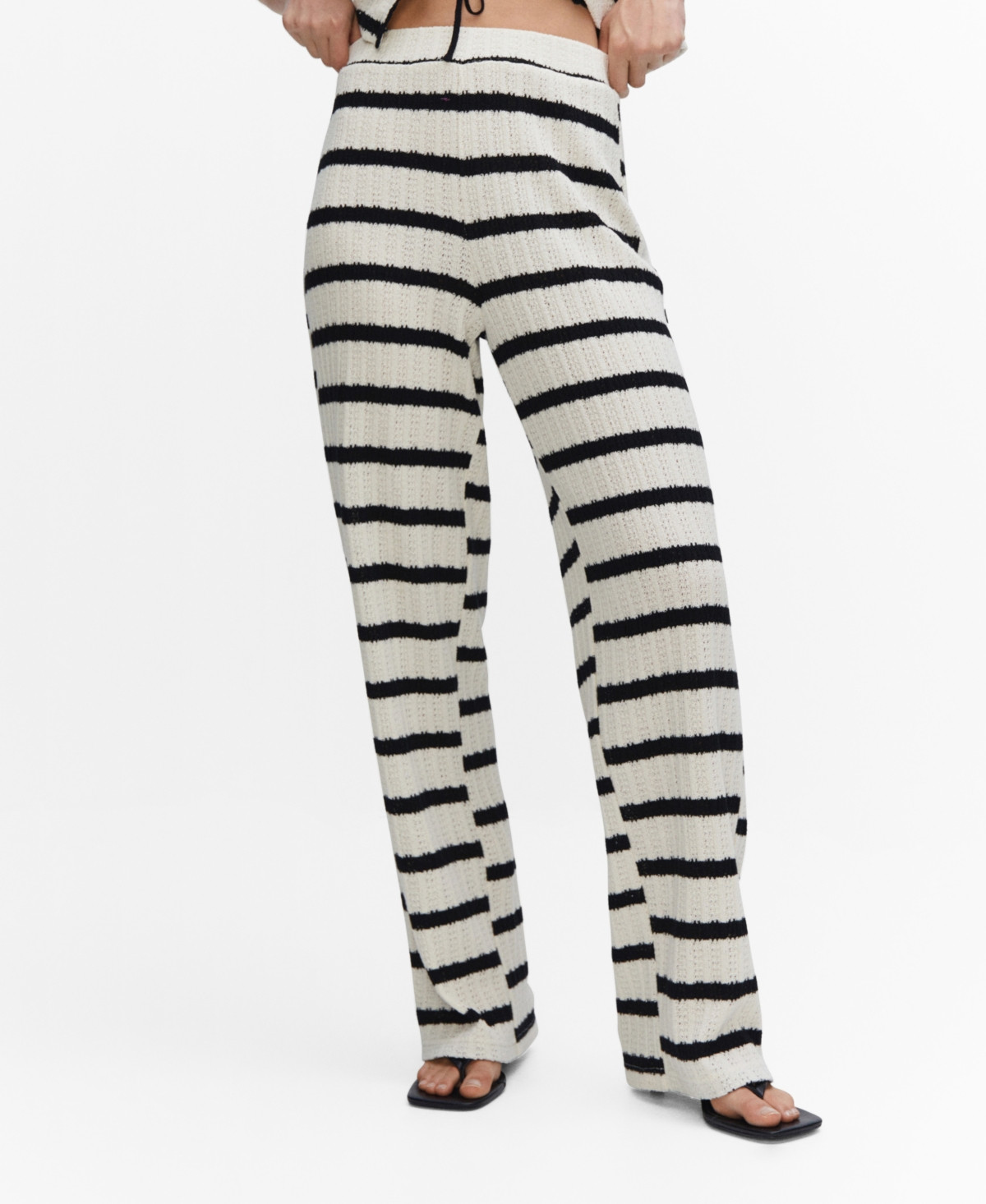 Mango Women's Striped Knit Pants | Macys (US)