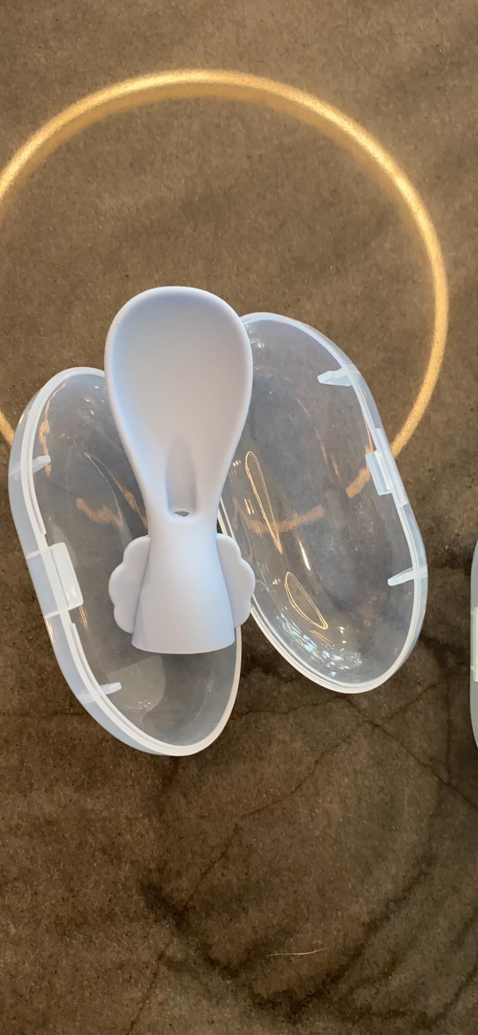 LittleWhispers Baby Food Pouch Silicone Spoons with Travel Cases - 3 Squeeze Pouch Attachment Top... | Amazon (US)