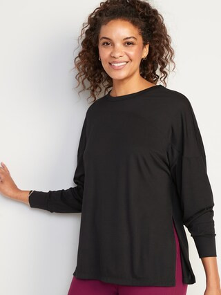 Long-Sleeve UltraLite Tunic T-Shirt for Women | Old Navy (US)