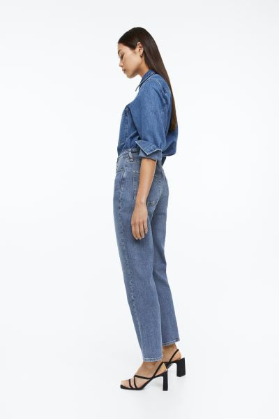 Mom Ultra High Ankle Jeans - Denim blue - Ladies | H&M US | H&M (US + CA)