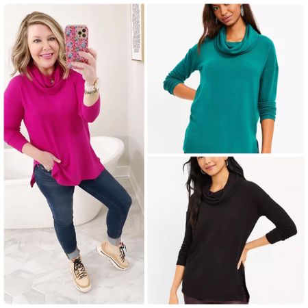 LOFT is doing $20 sweaters TODAY ONLY and mine is part of it! (Reg. $65)

Pink cowl neck, XS this runs big I feel, sooo soft!

Use code: HI2023 

Xo, Brooke

#LTKsalealert #LTKstyletip #LTKGiftGuide