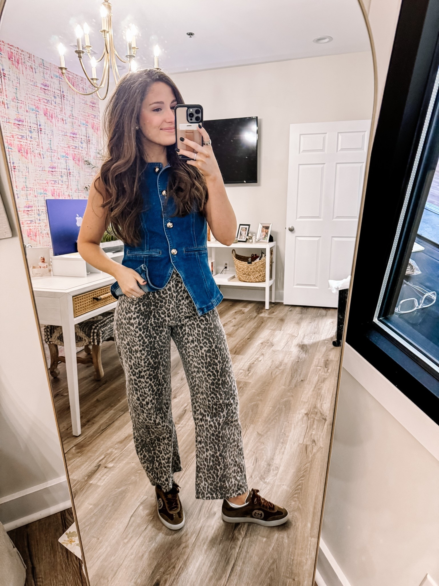 Cheetah + denim outfit of the day #shopwillowtree #thewillowtree #twt 

#LTKWorkwear #LTKHalloween #LTKSeasonal