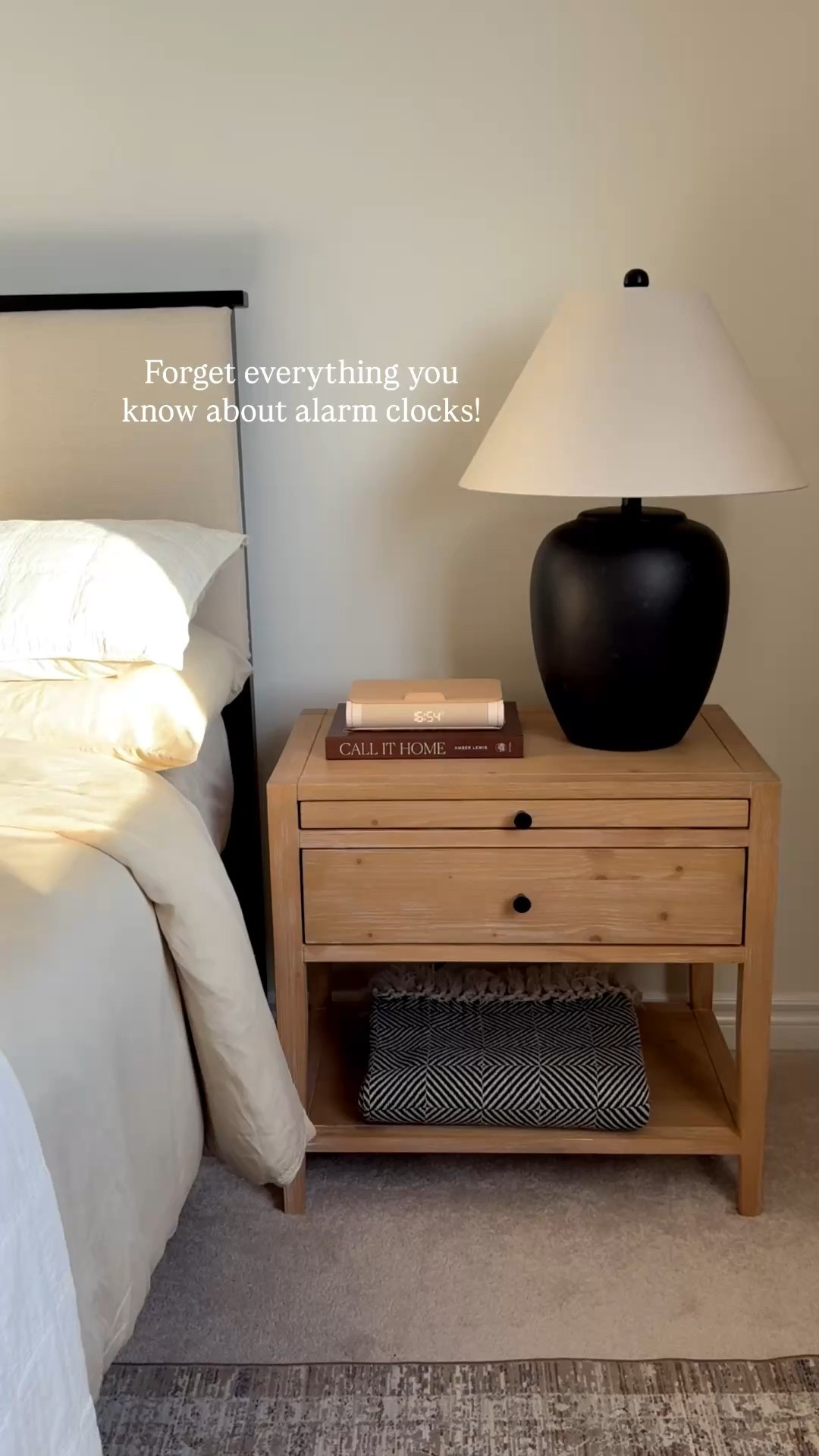 Forget everything you know about alarm clocks. This book-style light is a master of disguise-blending seamlessly into your decor while charging your phone and waking you up with the most peaceful sounds. Functional, minimal, and truly so dreamy.

#BedroomUpgrade #ChicHomeFind
#ModernMinimal #amazonfinds
#SmartLamp #DeskSetup #smartgadets

#LTKhome #LTKfamily #LTKsale
