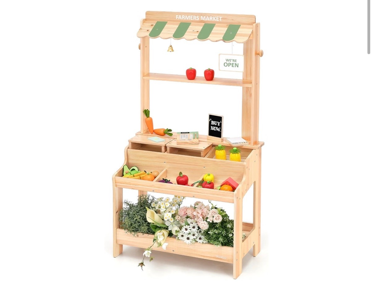 PairPear Wooden Outdoor Grocery Stand, Mud Kitchen for Kids Outdoor Age 3+
Wooden Water Market Stand, Montessori Inspired Play Kitchen Toy Food with Accessories, Cash Register Toys Gift for Age 3+

Amazon kids birthday gifts
Christmas gifts for kids

#LTKKids