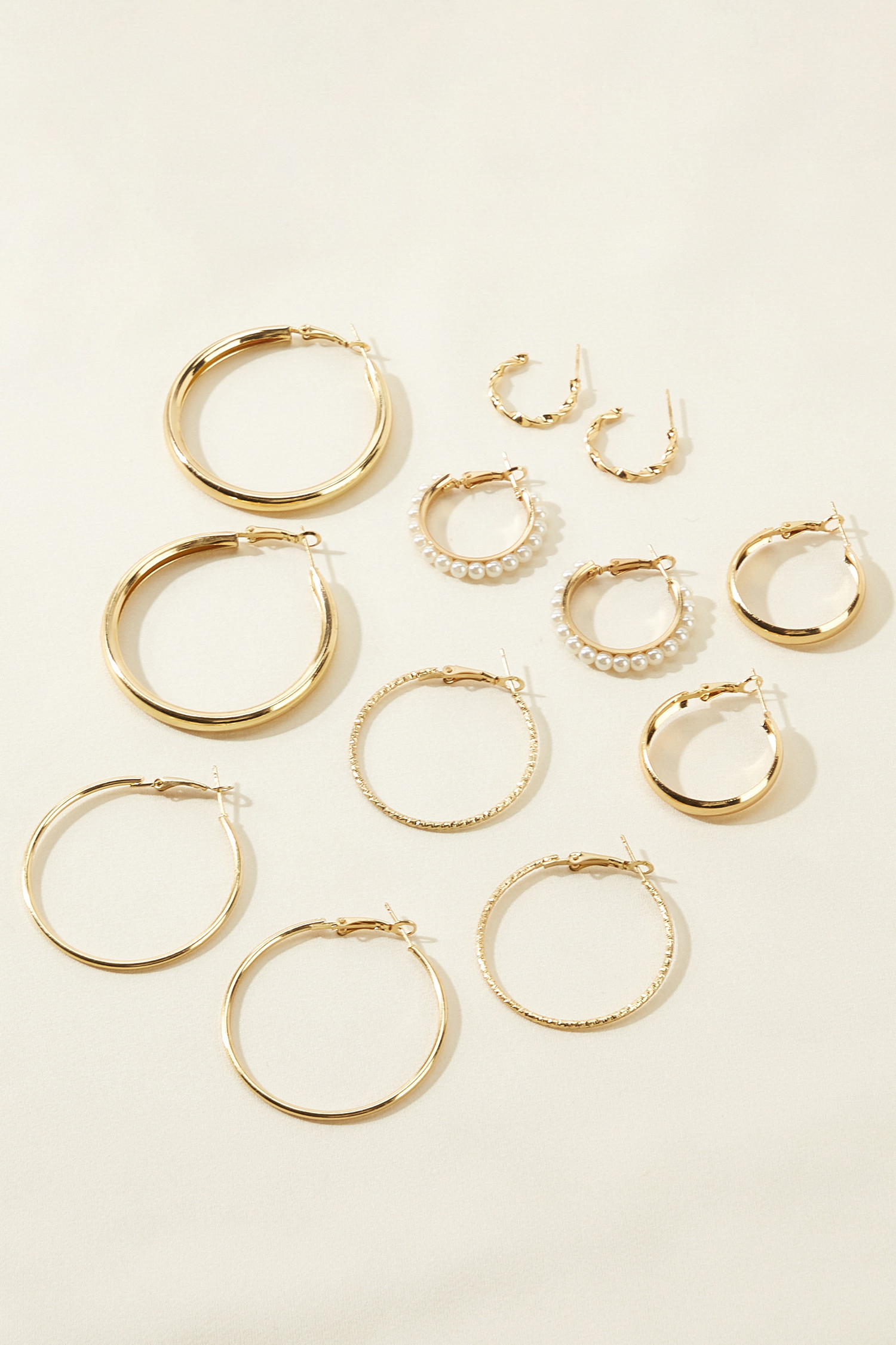Radiance Gold-Tone Earring Set | Cupshe US