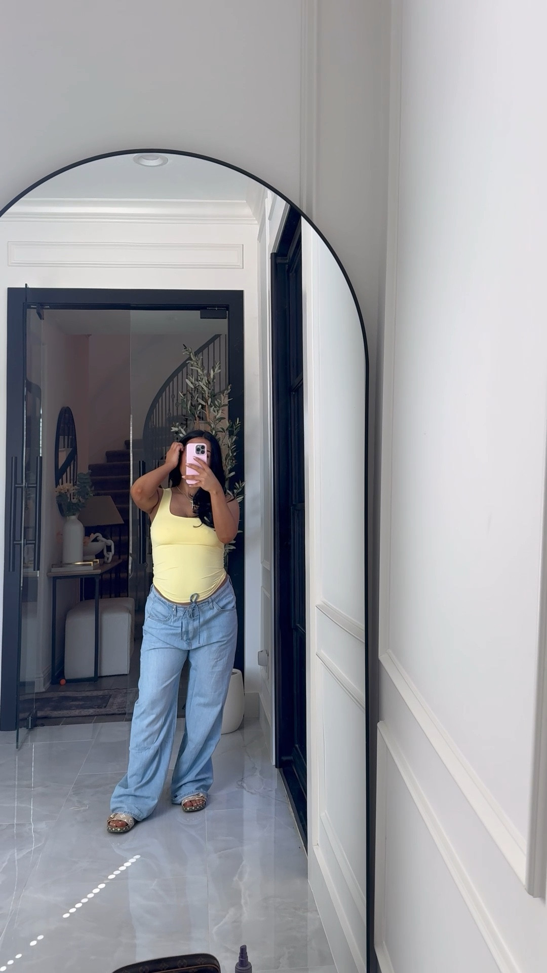 sized up for the bump- I loveee these!!! 

Bump style 
Pregnant 
Spring fashion
Spring outfits 
Yellow
Mid rise jeans 
Zara finds
Butter yellow 

#LTKBump #LTKSaleAlert #LTKStyleTip