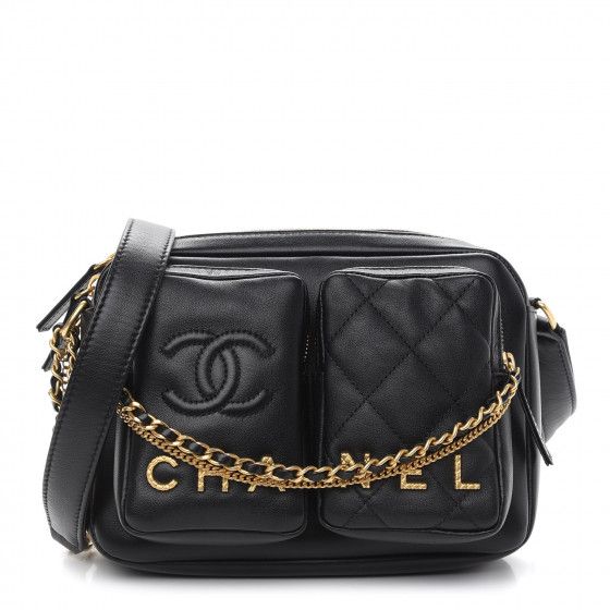 CHANEL

Calfskin Quilted Large Camera Case Black | Fashionphile