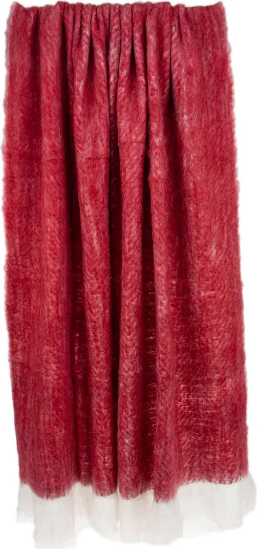 PARKLAND COLLECTION Nagar Transitional Red 52" x 67" Woven Handloom Throw Blanket | Nordstromrack | Nordstrom Rack