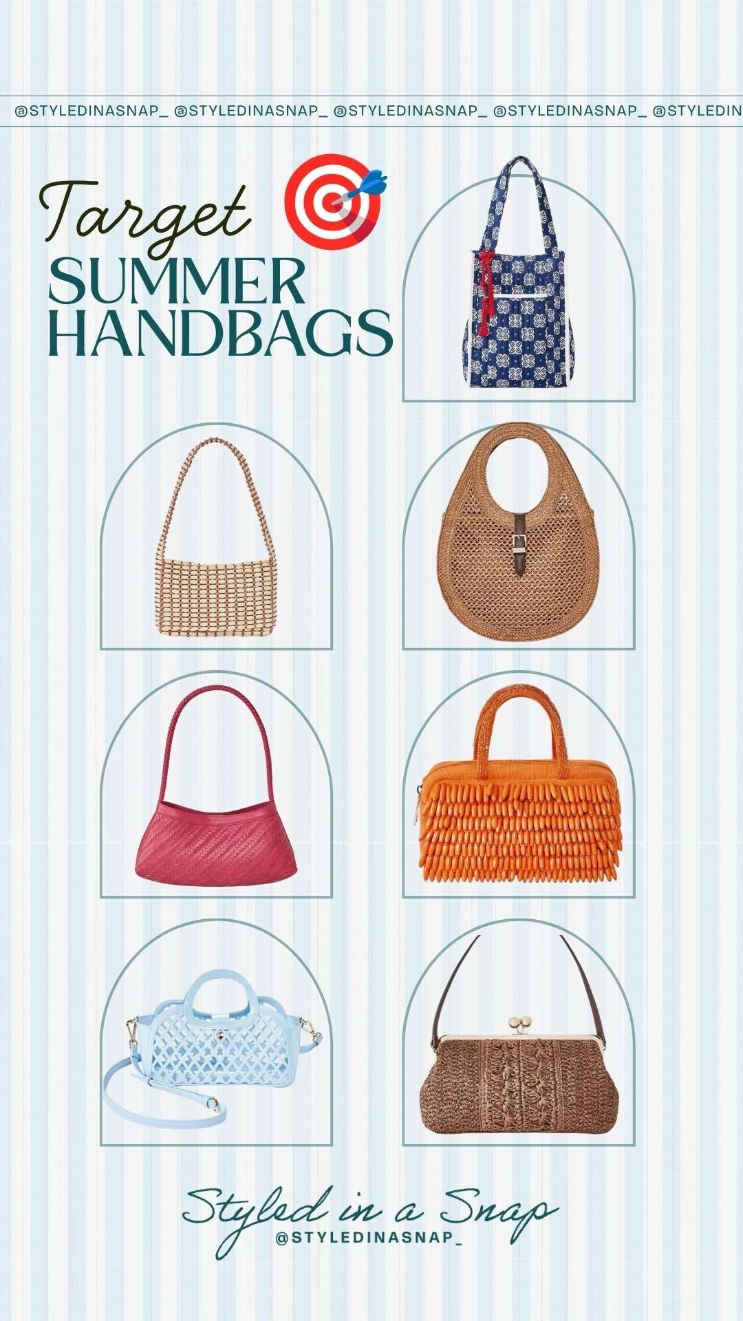 Target handbags 🎯 currently on sale! Grab the perfect bag for summer!

#LTKOver40 #LTKSeasonal