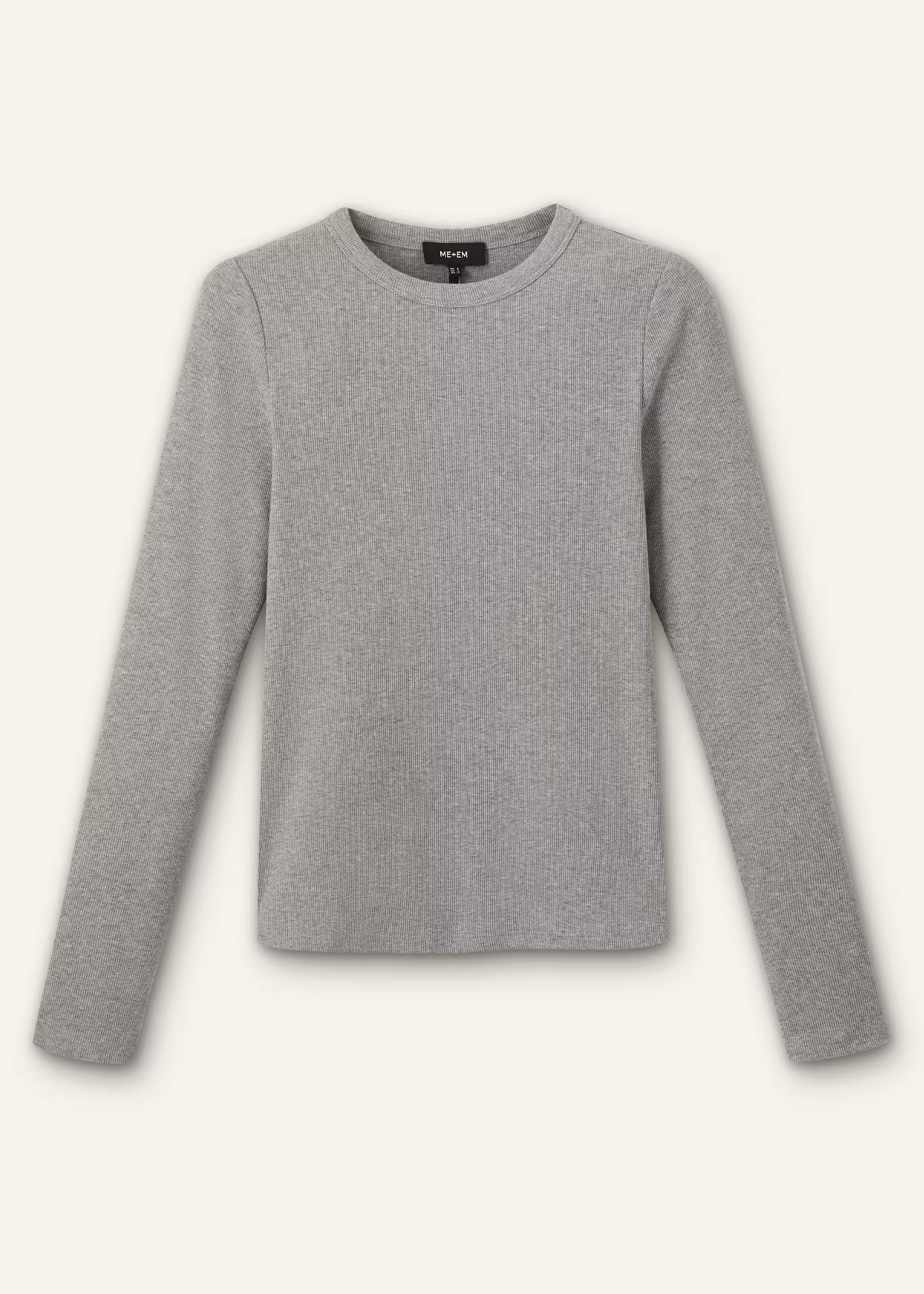Ultimate Rib Long Sleeve Top Cotton Rib | ME+EM Global (Excluding US)